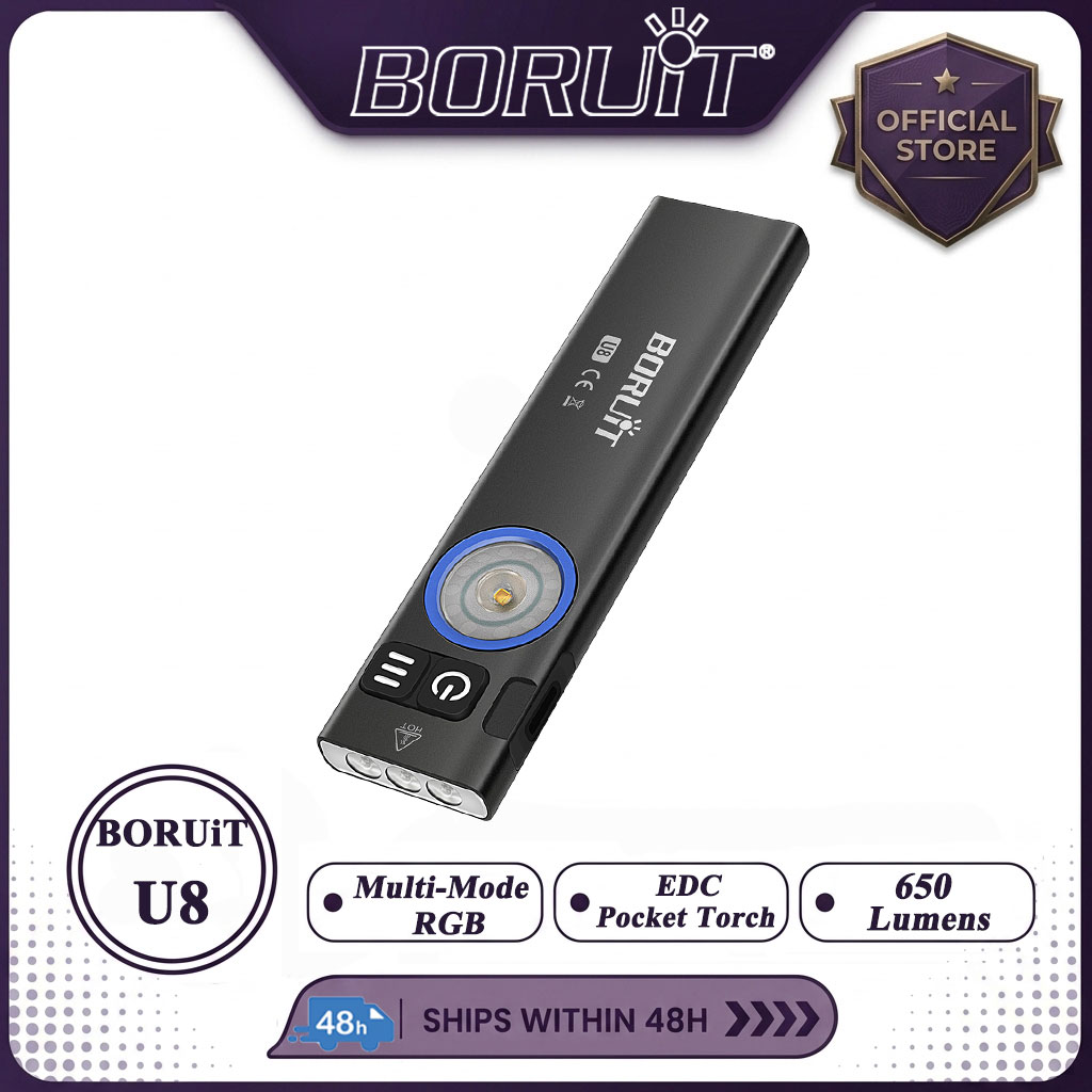 Cycling To Work - BORUiT U8 650LM EDC lampe de
