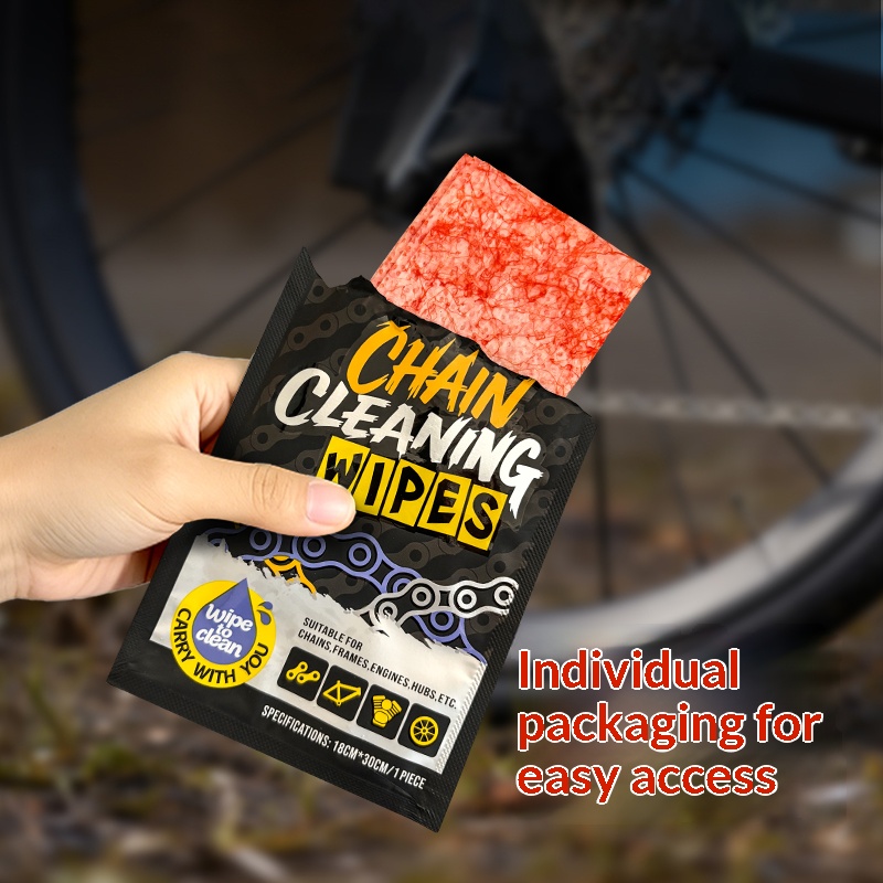 Grease Waterproof Bike - Lingettes de nettoyage pour chaîne de