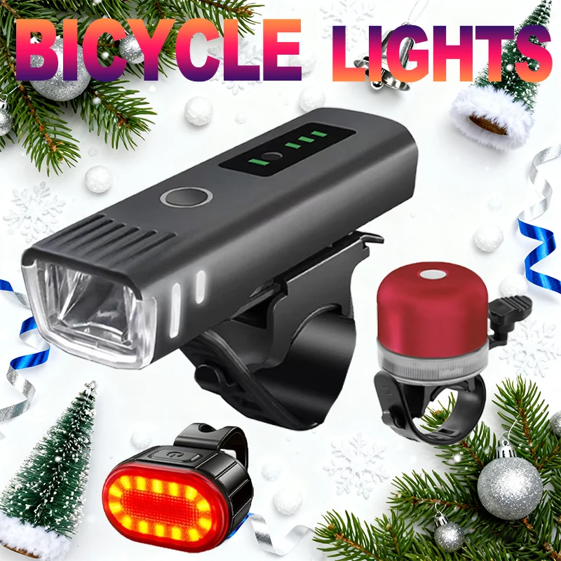 Bike Light Front Rear - Ensemble de lumières de vélo de