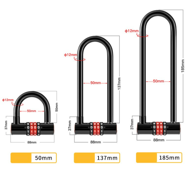 Cadenas antivol en U étendu 18 - U Lock Heavy Duty avis et prix