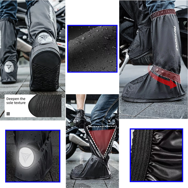 Couvre-chaussures de pluie réu - Cycling Commute Shoes avis et prix