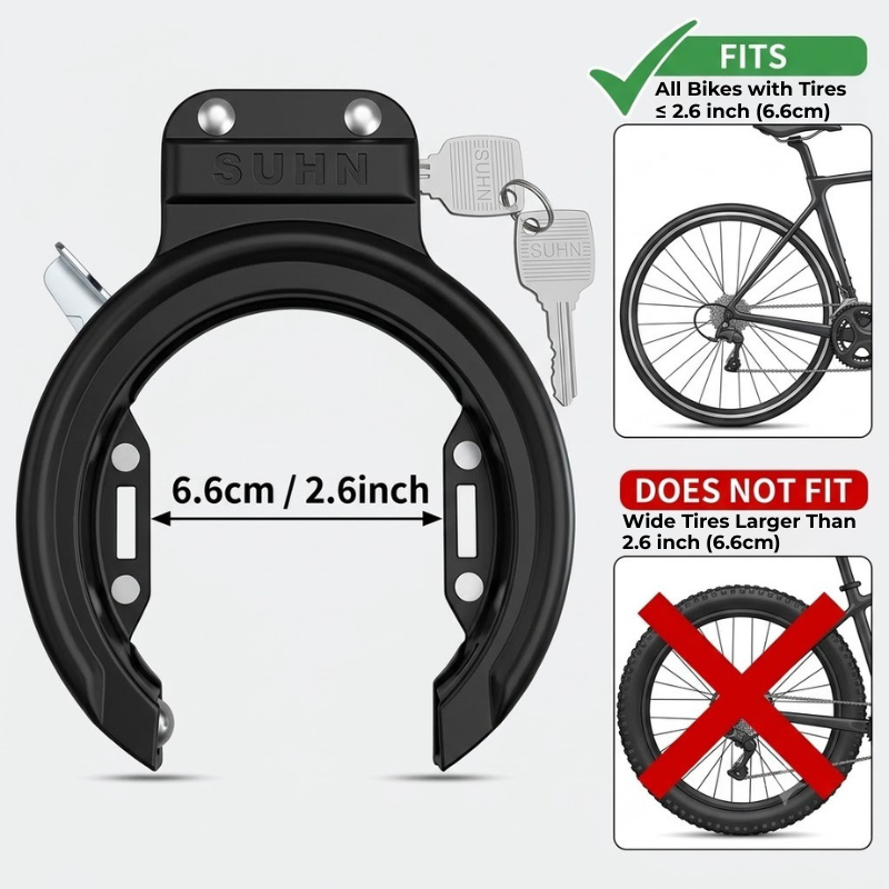 Antivol de vélo extérieur en f - U Lock Heavy Duty avis et prix