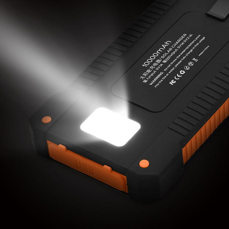 Batterie externe solaire Lenov - Usb Charger Dynamo avis et prix