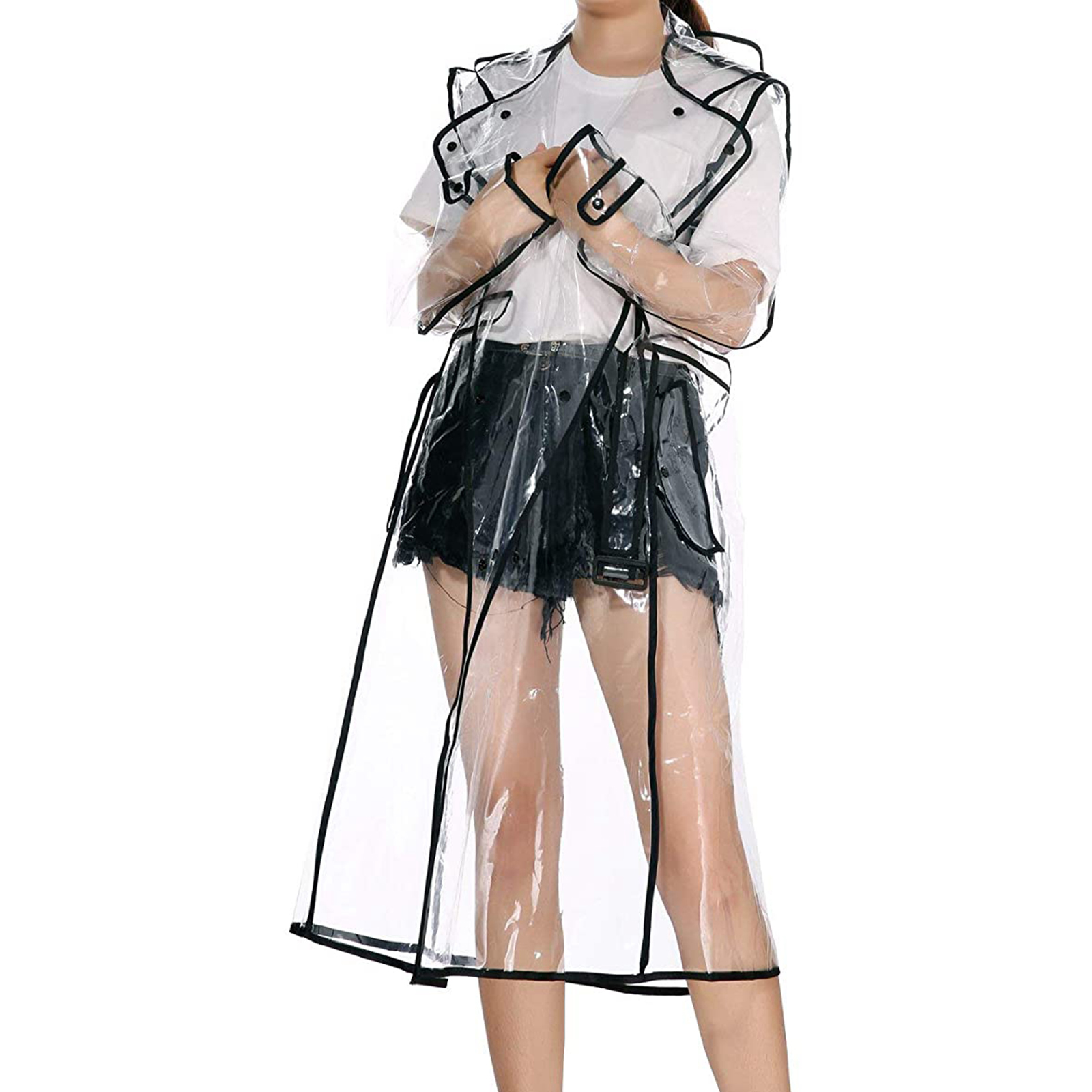 Cape de pluie coupe-vent pour  - Cycling Rain Jacket Commute avis et prix